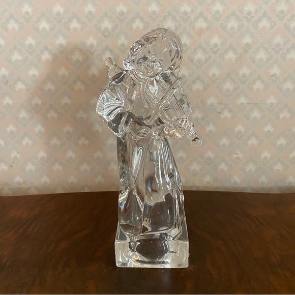 Mikasa Other - Mikasa Angelic Violin Figurine Full Lead Crystal NIB